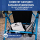 Rollator | Klappbar | Aluminium | Bremsen an Griffen | Sitz und Rückenlehne | 4 Räder | Blau | Modell: Escorial | Mobiclinic - Foto 7