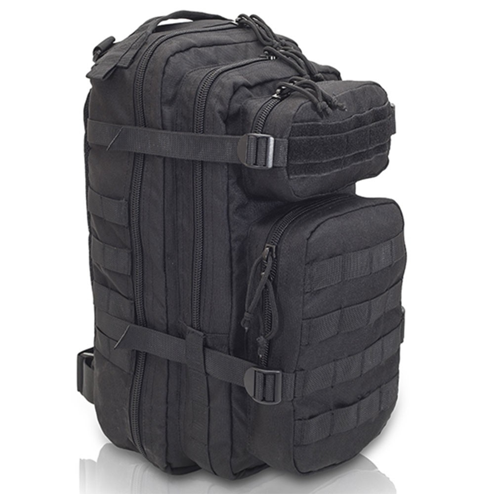 Kompakter militär rucksack, bundeswehr rucksack, notfallrucksack, schwarz, c2 bag, elite bags