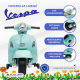 Elektromotorrad für Kinder | Vespa Piaggio | Überschlagschutz | Motor 30W | 2,5 km/h | Musikalischer Effekt | Rom | Mobiclinic - Foto 2
