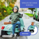 Elektromotorrad für Kinder | Vespa Piaggio | Überschlagschutz | Motor 30W | 2,5 km/h | Musikalischer Effekt | Rom | Mobiclinic - Foto 5