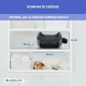 Kindersitzerhöhung | i-Size | 125-150 cm | Verstellbares ISOFIX | abnehmbar | Flaschenhalter | Lionfix Basic | Mobiclinic - Foto 8