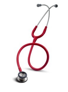 Pädiatrie-stethoskop, rot, edelstahl, classic ll, littmann