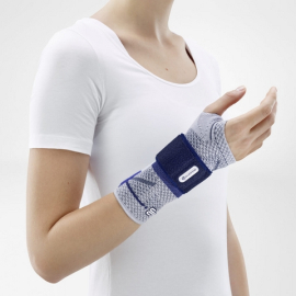 Bauerfeind Elastische Handgelenkbandage | Stabilisator | Integrierte Polster | Titan | Verschiedene Größen | ManuTrain