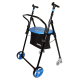 Rollator mit 4 Rädern | faltbarer Stahl | Farbe: Blau | Air On Plus | FORTA - Foto 1