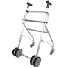 Rollator für Erwachsene | Aluminium | 4 Räder | Zusammenklappbar | Schwarz | Rollatino | Forta