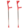 2er Set Krücken | Aluminium | Verstellbar | Koralle | Tukán | FORTA
