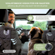 Autositzbezüge für Hunde | Universell | Rutschfest | Wasserdicht | Seitentasche | Schwarz | Sammy | Mobiclinic - Foto 4
