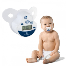 Digitales Schnuller-Thermometer | Säugling | Weichschnuller | LCD-Display | Mobiclinic