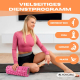 Massagerolle | Schaumgummi | 14 x 33 cm | Vielseitig | Leicht | Verhindert Verletzungen | Orange | FitRoller | Mobiclinic - Foto 39