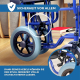 Rollstuhl | Premium | Faltbar | Abnehmbare Armlehnen und Fußstützen | Blau | Maestranza | Mobiclinic - Foto 7