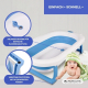 Babybadepaket | Kinderbadewanne | Faltbar | Rutschfest | Blau | Badethermometer | Quecksilberfrei | Mobiclinic - Foto 5