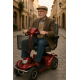 Scooter für Behinderte | 4 Räder | Premium | Abmontierbar | Kapazität 45 km | 12V | Bordeaux | Modell: Libra | Mobiclinic - Foto 2
