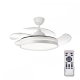 Deckenventilator | 4 Flügel | 6 Geschwindigkeiten | 3 Beleuchtungsmodi | LED-Licht | Fernbedienung | Oasis | Mobiclinic - Foto 1