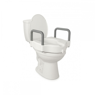 Toilettensitzerhöhung | PVC | Mit Armlehnen | 10cm | Cibeles | Mobiclinic