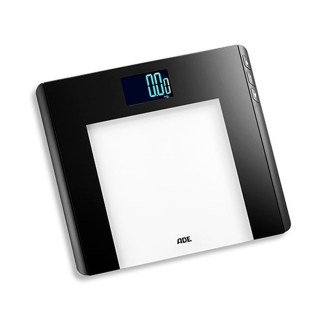 Elektronische Waage bis 180kg | Multifunktion | Schwarz | Linette | ADE