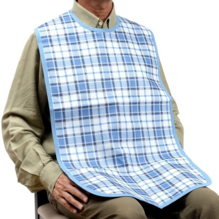 Lätzchen | Wasserdicht | Lang | karierten Stoff Lätzchen | Wasserdicht | Lang | karierten Stoff