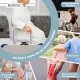 Drehbarer Badewannensitz | Armlehnen | Rückenlehne | Anatomisch | 360º | Lago | Mobiclinic - Foto 5