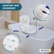 Drehbarer Badewannensitz | Armlehnen | Rückenlehne | Anatomisch | 360º | Lago | Mobiclinic - Foto 7