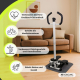 Stepper mit Armen | Einstellbare Intensität | Widerstandsbänder | LCD-Bildschirm | Kompakt | Step-Pro | Mobiclinic - Foto 8