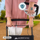 Klappbarer Gehwagen | Einkaufswagen | Bremssystem | Höhenverstellbar | Einhebel | XXL-Tasche | Formen | Mobiclinic - Foto 4