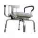 Drehbarer Badezimmerhocker | 360º Sitz | Höhenverstellbar | Armlehnen | EVA-Polsterung | Akila | Mobiclinic - Foto 3