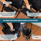 Klappbarer Gehwagen | Einkaufswagen | Bremssystem | Höhenverstellbar | Einhebel | XXL-Tasche | Formen | Mobiclinic - Foto 6
