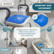 Drehbarer Badezimmerhocker | 360º Sitz | Höhenverstellbar | Armlehnen | EVA-Polsterung | Akila | Mobiclinic - Foto 7
