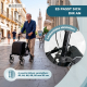 Klappbarer Gehwagen | Einkaufswagen | Bremssystem | Höhenverstellbar | Einhebel | XXL-Tasche | Formen | Mobiclinic - Foto 7
