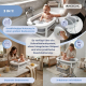 Babybadewanne | Höhenverstellbar | Zusammenklappbar | Räder mit 360º-Bremse | Kissen | Stauraum | Bubba Max | Mobiclinic - Foto 4