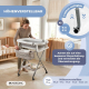 Babybadewanne | Höhenverstellbar | Zusammenklappbar | Räder mit 360º-Bremse | Kissen | Stauraum | Bubba Max | Mobiclinic - Foto 5