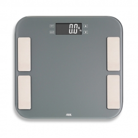 Pèse-personne jusqu'à 180kg | Multifonction | Gris | Malou | ADE