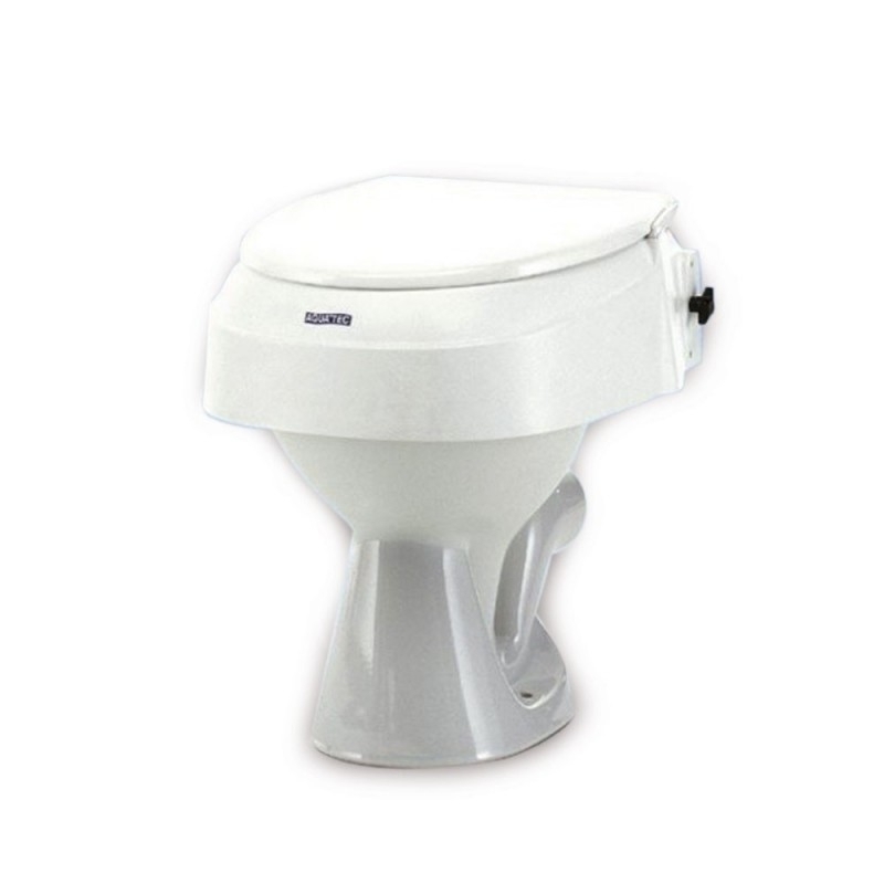Rehausseur WC, Avec couvercle, Hauteur 10 cm, Blanc, Titan