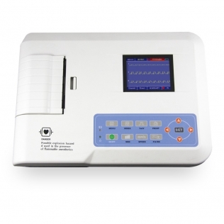 Electrocardiographe numérique | Portable à 3 chaînes | ECG | Écran LCD | Système d'impression | MB300G | Mobiclinic