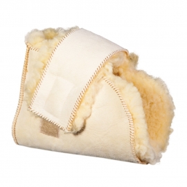 Chausson anti-escarre | Premium | Pied droit | Laine naturelle | Lambskin