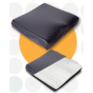 VALENTIA MEDICAL Coussin Anti-Escarre Viscoélastique | Housse Imperméable - Fauteuil Roulant/Bureau