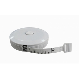 Ruban de mesure Rotary | rétractable et enroulable | Longueur: 150 cm | échelle en cm ou pounce