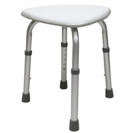 Tabouret triangulaire | Hauteur réglable | 4 pieds | Jusqu'à 130 kg