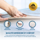 Surmatelas | Confort | Deux faces | Chaleur | Fraîcheur | Hauteur 5cm | Lin naturel | Respirant Vicosoft | Rêveur | Mobiclinic - Foto 10