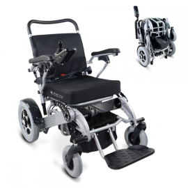 Fauteuil roulant électrique | Pliable | Aluminium | Auton. 51 km | 24V | Réglable| Troya Plus Ultra | Mobiclinic