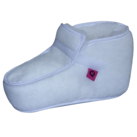 Paire de bottes anti-escarres | Texture douce | Couleur Blanc | 40/43 cm Taille M