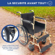 Fauteuil roulant | Acier | 45 cm | Crème et noir | Denver | Mobiclinic - Foto 6