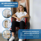 Fauteuil roulant | Pliable | Grande roue | Robuste | Rouge | Alcazaba | Mobiclinic - Foto 7