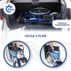 Fauteuil roulant | Pliable | Grandes roues | Léger | Orthopédique | Bleu | Alcázar | Mobiclinic - Foto 2