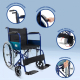 Fauteuil roulant | Pliable | Grandes roues | Léger | Orthopédique | Bleu | Alcázar | Mobiclinic - Foto 3