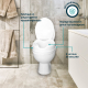 Rehausseur WC | Avec couvercle | Hauteur 10 cm | Blanc | Titan | Mobiclinic - Foto 7