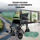 Fauteuil roulant | Pliant | Petites roues | Repose-pieds amovibles | S230 Sevilla | TOP | Mobiclinic - Foto 13