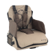 Chaise haute de voyage avec rangement| Pour bébé | Pliable | Avec poche et poignée | Jusqu'à 15 kg | Beige | Monkey | Mobiclinic - Foto 1