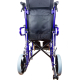 Fauteuil roulant pliable | Accoudoirs et repose-pieds amovibles | Freins à pression | Acier | Noir | Esfinge | Mobiclinic - Foto 7