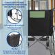 Fauteuil roulant pliable | Orthopédique |Robuste | Noir | Alcazaba | Mobiclinic - Foto 4