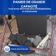 Pack déambulateur pliant et coussin anti-escarres | Dossier | Aluminium | Panier | Bordeaux | Escorial Plus | Mobiclinic - Foto 8